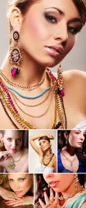 Stock Photo - Girls with Diamonds