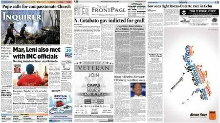 Philippine Daily Inquirer – April 09, 2016