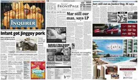 Philippine Daily Inquirer – August 06, 2014