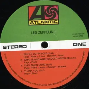 Led Zeppelin – Led Zeppelin II {2014 Remaster Deluxe} Vinyl Rip 24/96