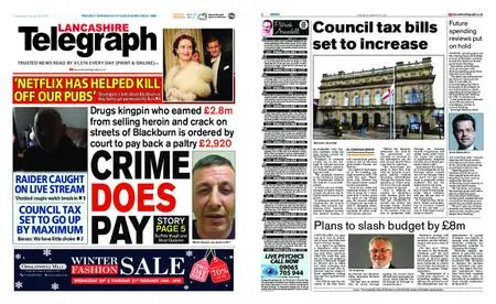 Lancashire Telegraph (Blackburn, Darwen, Hyndburn, Ribble Valley) – February 20, 2019