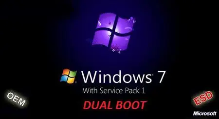 Windows 7 SP1 DUAL-BOOT 31in1 OEM ESD fr-FR NOV 2022 Preactivated