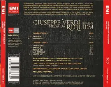 Anja Harteros, Sonia Ganassi, Rolando Villazon, Rene Pape, Antonio Pappano – Verdi: Messa da Requiem (2009)
