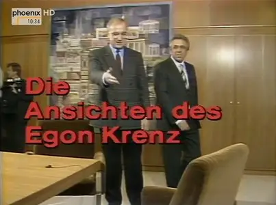 Die Ansichten des Egon Krenz - Ein Gespräch mit dem Partei- und Staatschef der DDR (BRD/DDR 1989)