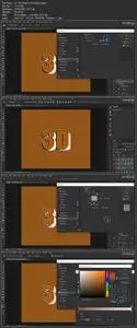 Learn 3D Lettering With Photoshop | Photoshop 3D Text Effect Making Made Easy