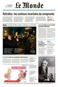 Le Monde du Mardi 14 Janvier 2020
