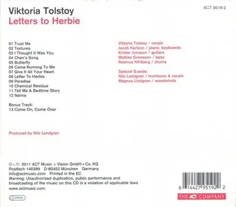 Viktoria Tolstoy - Letters To Herbie (2011) {ACT}