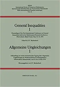 General Inequalities 1 / Allgemeine Ungleichungen 1