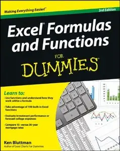 Excel Formulas and Functions For Dummies, 3 edition