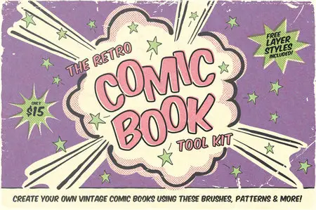 CreativeMarket - The Retro Comic Book Tool Kit