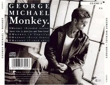 George Michael - Monkey (UK CD5) (1988) {Epic}