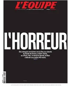L'Equipe du Samedi 14 Novembre 2015