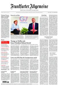 Frankfurter Allgemeine Zeitung F.A.Z. mit Rhein-Main Zeitung - 27. August 2019
