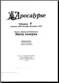 Harry Lorayne's Apocalypse Volumes 7