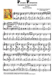 "Pavane Ferrareze" Organ manualiter transcription