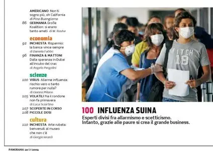 Panorama n. 31 del 30/07/09