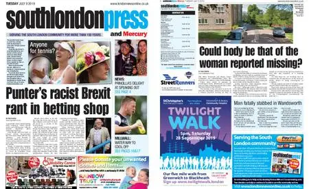 South London Press – July 09, 2019
