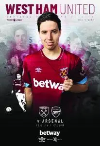 West Ham United Official Programmes – 13 January 2019