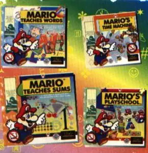 Mario Teaches Words | Mario Teaches Sums | Mario's Time Machine | Mario's Playschool