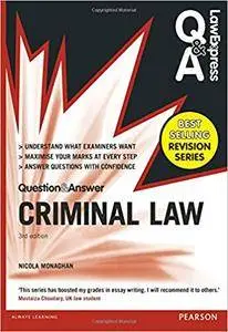 Law Express Question and Answer: Criminal Law, 3rd edition