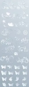 Abstract 3D Floral Vector Set