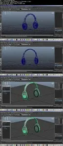 Creating 3D Prototypes in Maya - Headphones with Blue Tooth