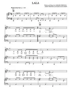 Lala - Ashlee Simpson, Kara DioGuardi (Piano-Vocal-Guitar)