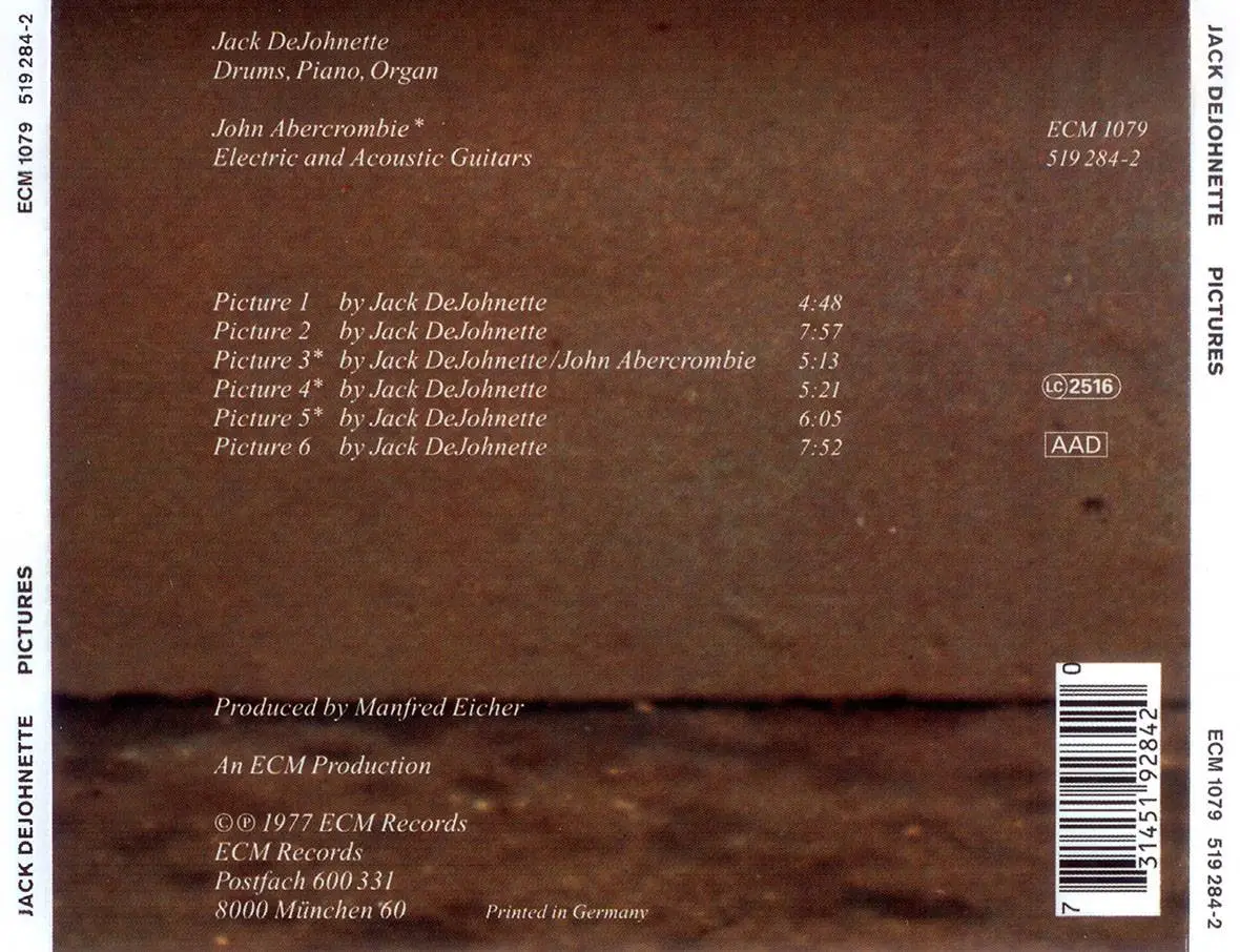 Jack DeJohnette - Pictures (1977) / AvaxHome