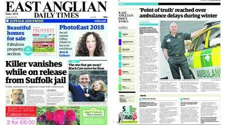 East Anglian Daily Times – May 24, 2018