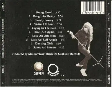 Whitesnake - Saints & Sinners (1982)