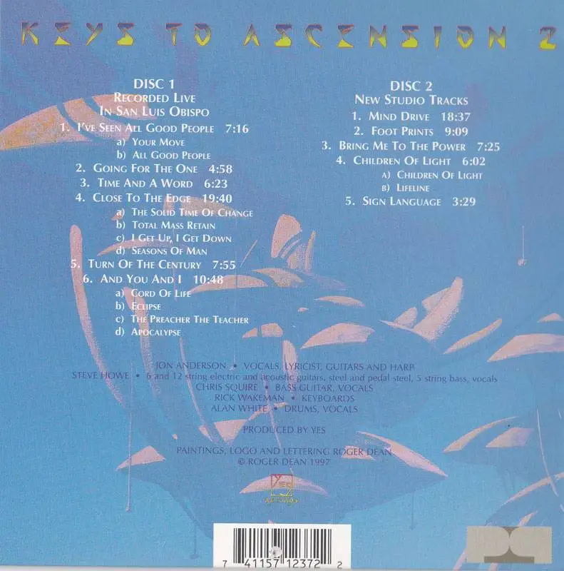 Yes - Keys to Ascension 2 (1997) / AvaxHome