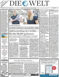 Die Welt vom 25. Juli 2012