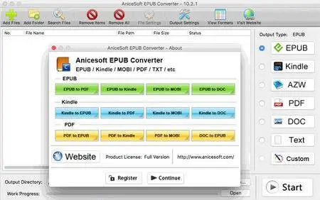 AniceSoft EPUB Converter 10.2.1 macOS