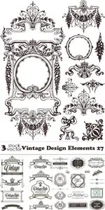 Vectors - Vintage Design Elements 27