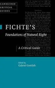 Fichte's Foundations of Natural Right: A Critical Guide