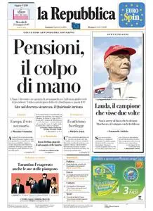 la Repubblica – 22 maggio 2019