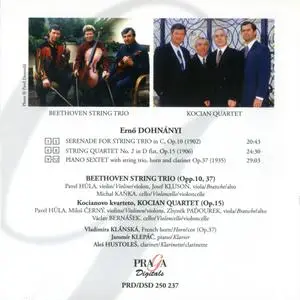Erno Dohnanyi (1877-1960) - Chamber Music Vol. I - Beethoven String Trio, Kocian Quartet (2007) {Praga PRD/DSD 250 237}