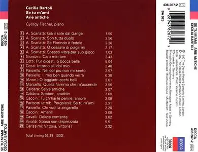 Cecilia Bartoli, György Fischer - Arie Antiche: Se tu m'ami (1992)