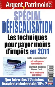 Argent & Patrimoine – January/February/March 2011