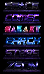 Space Layer PS Styles