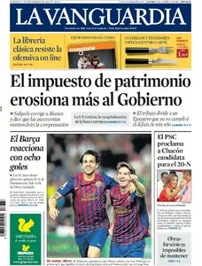 LA VANGUARDIA 18 DE SEPTIEMBRE DE 2011