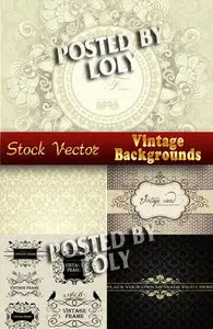 Vintage backgrounds - Stock Vector