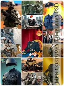 Men's Costumes - PSD Templates