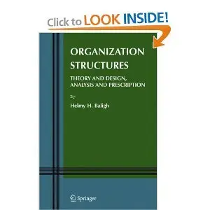 Organization Structures: Theory and Design, Analysis and Prescription (repost)