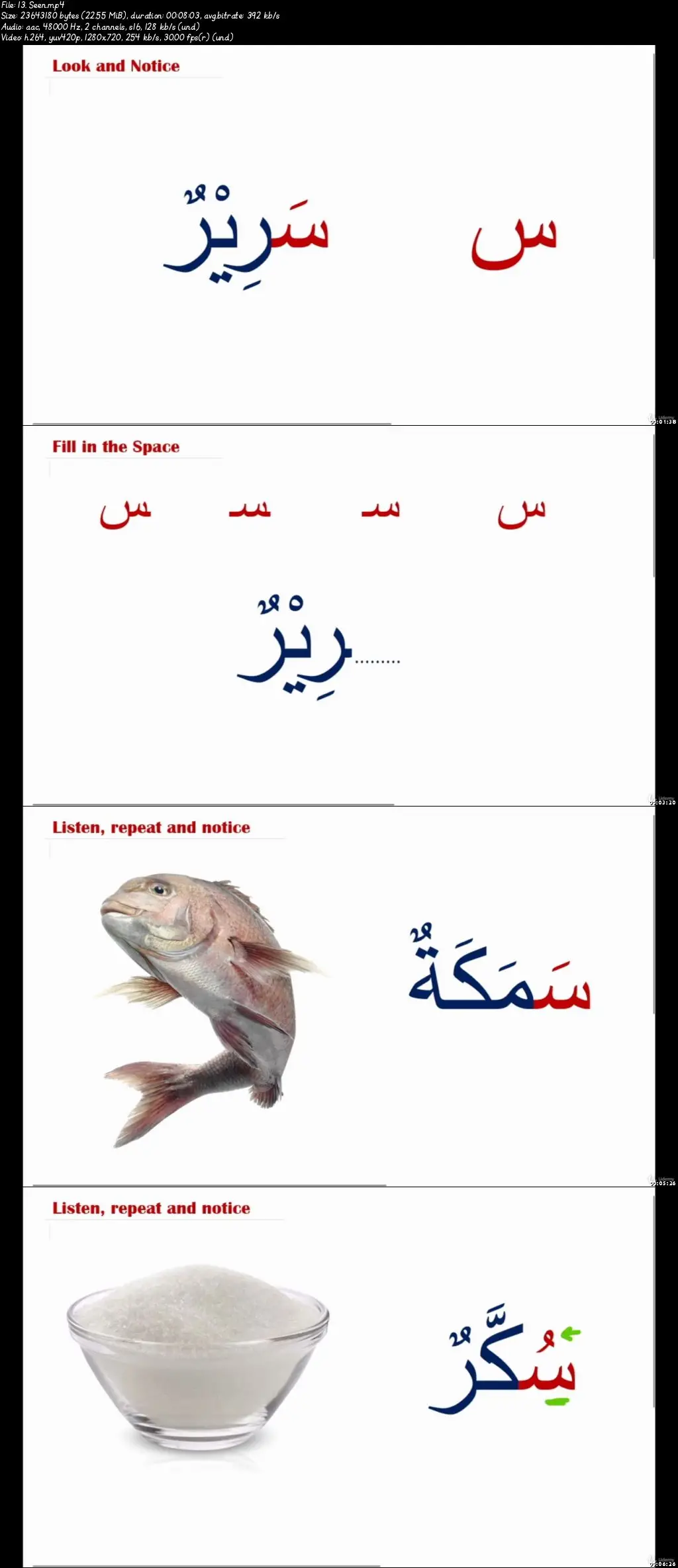 Learn Arabic I Reading & writing I alphabet I for beginners