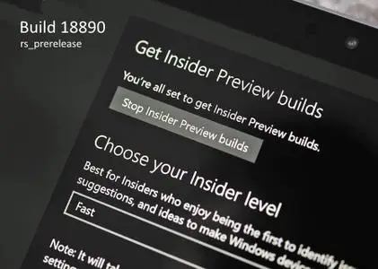 Windows 10 Insider Preview version 1903 build 18890.1000 (20H1)