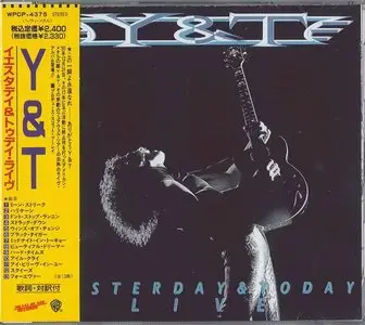 Y&T - Yesterday & Today Live (1991) (Japan WPCP-4375)