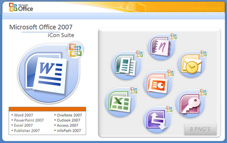 Microsoft office 07 iCon Suite