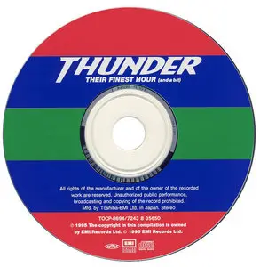 Thunder - Their Finest Hour (and a bit) (1995) [EMI TOCP-8694/7243 8 35650]