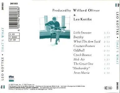 Leo Kottke - That's What (1990) {Private Music 260 883}